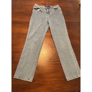 Gloria Vanderbilt Amanda Jeans Sze 8 High Rise Straight Leg Blue Denim Sri Lanka